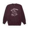 No Problemo No Problemo Hard Feelings Crewneck Sweat Brown -Skate Verkauf no problemo hard feelings crewneck sweat brown 01