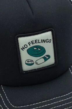 No Problemo No Problemo No Feelings Trucker Cap Black -Skate Verkauf no problemo no feelings trucker cap black 03