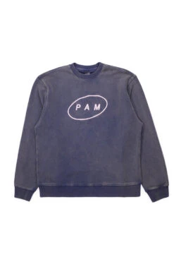 Perks And Mini Perks And Mini Ellipse Crewneck Sweat Sandwash True Blue