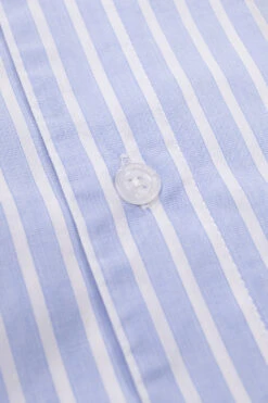 Perks And Mini Perks And Mini Figures (Susumu Mukai) Striped Shirt Light Blue -Skate Verkauf perks and mini figures susumu mukai striped shirt light blue 06