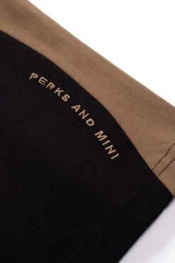 Perks And Mini Perks And Mini P. World Panel Mock Neck T-Shirt Black -Skate Verkauf perks and mini p world panel mock neck t shirt black 03