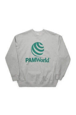 Perks And Mini Perks And Mini P.A.M. World Crewneck Sweat Grey Marle