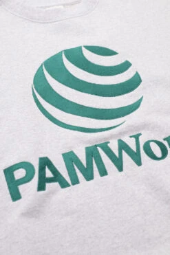 Perks And Mini Perks And Mini P.A.M. World Crewneck Sweat Grey Marle -Skate Verkauf perks and mini pam world crewneck sweat grey marle 03