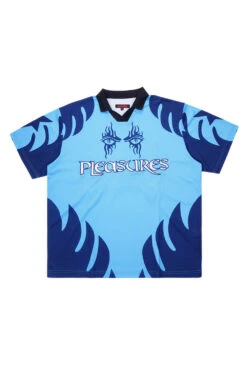 Pleasures Pleasures Blue Afterlife Soccer Jersey Blue