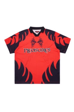 Pleasures Pleasures Red Afterlife Soccer Jersey Red