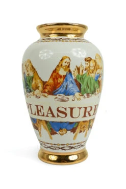 Pleasures Pleasures Supper Ceramic Vase White