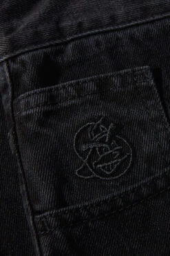 Polar Skate Co. Polar Skate Co. 93 Denim Pant Pitch Black -Skate Verkauf polar skate co 93 denim pant pitch black 03