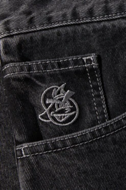 Polar Skate Co. Polar Skate Co. 93 Denim Pant Silver Black -Skate Verkauf polar skate co 93 denim pant silver black 3