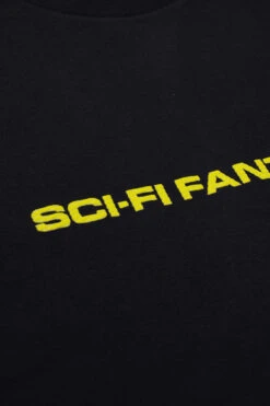 Sci-Fi Fantasy Sci-Fi Fantasy Textured Logo T-Shirt Black -Skate Verkauf sci fi fantasy textured logo t shirt black 02