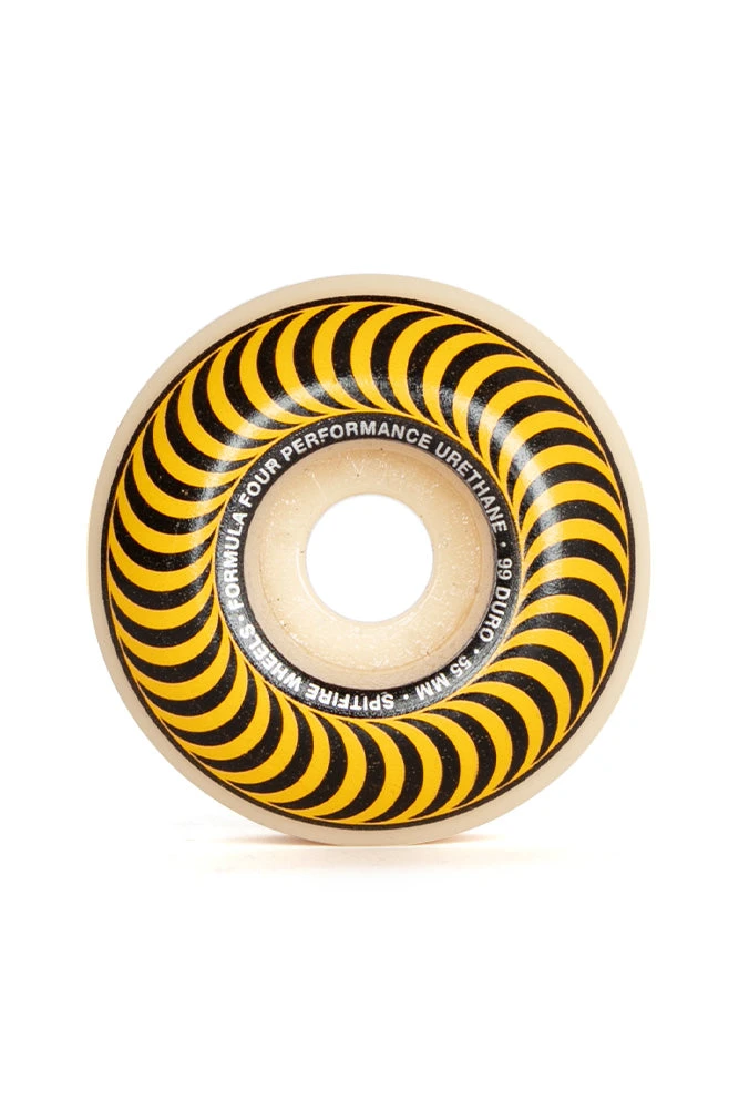 Spitfire Wheels Spitfire Formula Four Classics Yellow 55MM 99A Wheels 3 Spitfire Wheels Spitfire Formula Four Classics Yellow 55MM 99A Wheels
