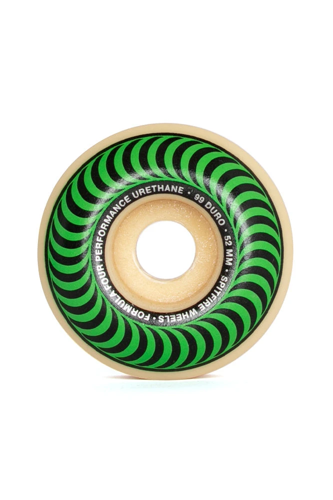 Spitfire Wheels Spitfire Formula Four Classics Green 52MM 99A Wheels 3 Spitfire Wheels Spitfire Formula Four Classics Green 52MM 99A Wheels