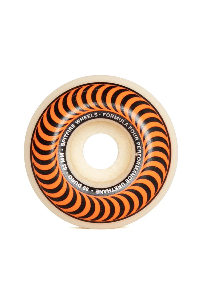 Spitfire Wheels Spitfire Formula Four Classics Orange 53MM 99A Wheels 3 Spitfire Wheels Spitfire Formula Four Classics Orange 53MM 99A Wheels