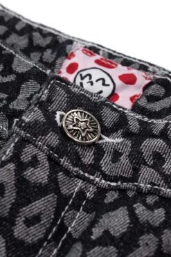 Kyota Umeki Star Team Leopard Star Carpenter Jeans Black -Skate Verkauf star team leopard star jeans black 03