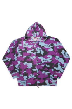 Kyota Umeki Star Team Real Tree Full Zip Hoodie Purple