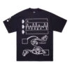 The Trilogy Tapes The Trilogy Tapes Awkward Graph T-Shirt Black