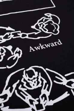 The Trilogy Tapes The Trilogy Tapes Awkward Graph T-Shirt Black -Skate Verkauf the trilogy tapes awkward graph t shirt black 03