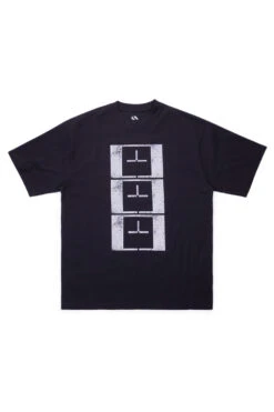 The Trilogy Tapes The Trilogy Tapes Upside Down Stamp T'S T-Shirt Black