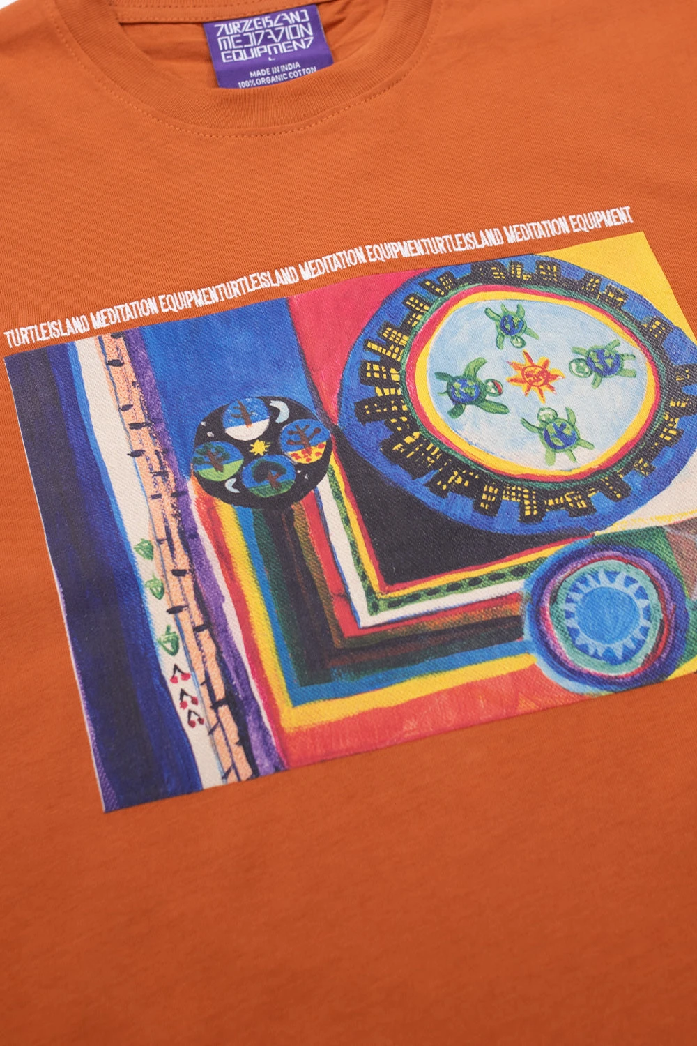 Turtle Island Meditation Equipment Turtle Island Overtime T-Shirt Rust 4 Turtle Island Meditation Equipment Turtle Island Overtime T-Shirt Rust – Bild 2