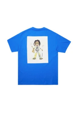 Violet Skateboards Violet! Kader Trash Doll T-Shirt Blue