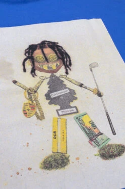 Violet Skateboards Violet! Kader Trash Doll T-Shirt Blue -Skate Verkauf violet kader trash doll t shirt blue 03